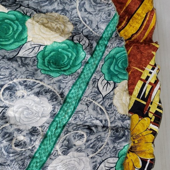 Darn Good Yarn Sari Silk Wrap Skirt Tea Goddess - Picture 8 of 16